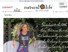 Tablet Screenshot of naturallifewholesale.com